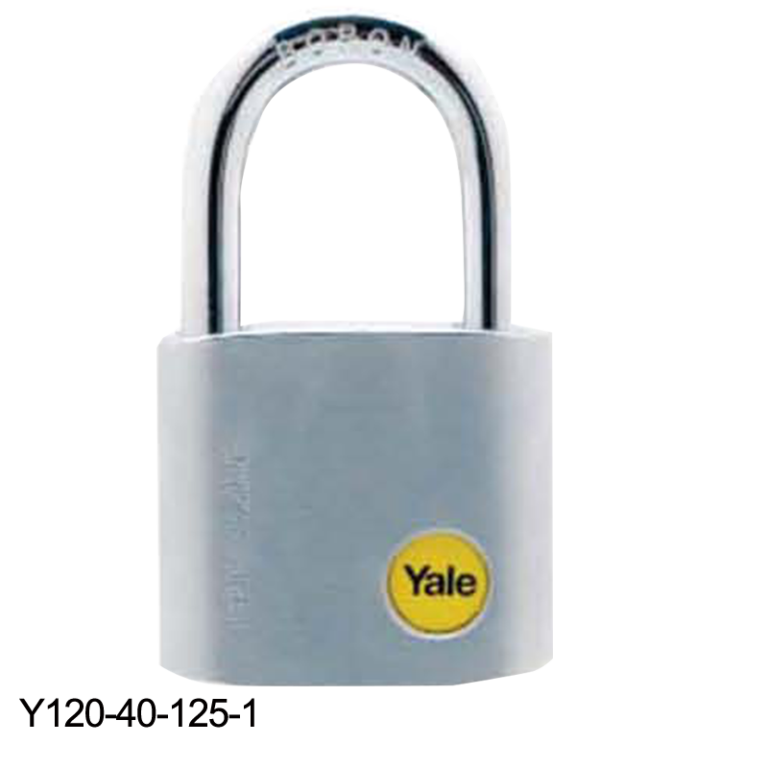 Y120/40/125/1 Yale Y Series Silver Padlock